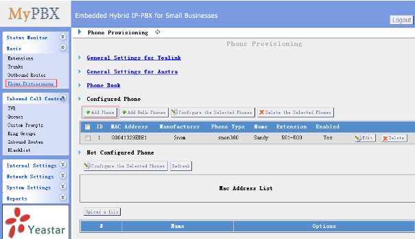 آماده سازی تلفن با DHCP mode