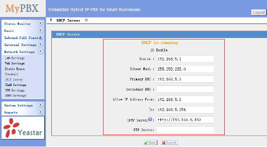 آماده سازی تلفن با DHCP mode